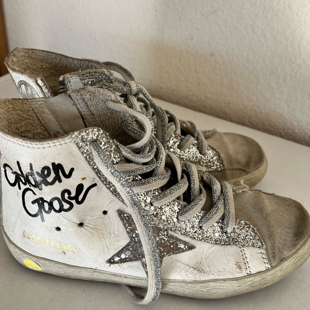 Girls Golden Goose High Tops (Size 31 EU/13 US) in good condition